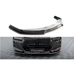 Maxton - Lame Du Pare-Chocs Avant V.3 BMW 7 M-Pack / M760e / i7 M-Pack G70 Noir Brillant