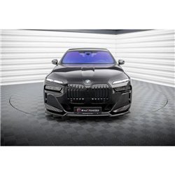 Maxton - Lame Du Pare-Chocs Avant V.3 BMW 7 M-Pack / M760e / i7 M-Pack G70 Noir Brillant