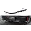 Maxton - Arriere Splitter (avec une barre verticale) BMW 7 M-Pack G70 Noir Brillant