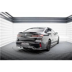 Maxton - Arriere Lame (avec une barre verticale) BMW 7 M-Pack G70 Noir Brillant