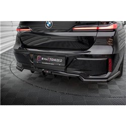 Maxton - Arriere Lame (avec une barre verticale) BMW 7 M-Pack G70 Noir Brillant