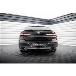 Maxton - Arriere Lame (avec une barre verticale) BMW 7 M-Pack G70 Noir Brillant