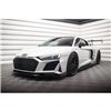 Maxton - Lame Du Pare-Chocs Avant V.3 + Ailerons Audi R8 Mk2 Facelift Noir Brillant