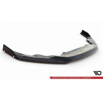 Maxton - Lame Du Pare-Chocs Avant V.3 + Ailerons Audi R8 Mk2 Facelift Noir Brillant