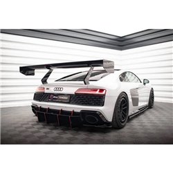 Maxton - Lames De Pare-Chocs Arrière Latérales Audi R8 Mk2 Facelift Noir Brillant
