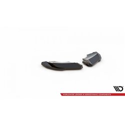 Maxton - Lames De Pare-Chocs Arrière Latérales Audi R8 Mk2 Facelift Noir Brillant