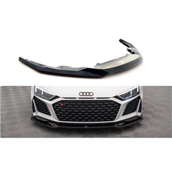 Maxton - Lame Du Pare-Chocs Avant V.3 Audi R8 Mk2 Facelift Noir Brillant