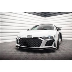 Maxton - Lame Du Pare-Chocs Avant V.3 Audi R8 Mk2 Facelift Noir Brillant