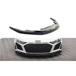 Maxton - Lame Du Pare-Chocs Avant V.2 Audi R8 Mk2 Facelift Noir Brillant