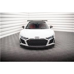 Maxton - Lame Du Pare-Chocs Avant V.2 Audi R8 Mk2 Facelift Noir Brillant