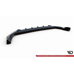 Maxton - Lame Du Pare-Chocs Avant V.2 Volvo XC90 R-Design Mk2 Facelift Noir Brillant