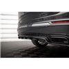 Maxton - Arriere Lame (avec une barre verticale) Volvo XC90 R-Design Mk2 Facelift Noir Brillant
