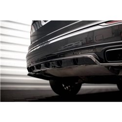 Maxton - Arriere Lame (avec une barre verticale) Volvo XC90 R-Design Mk2 Facelift Noir Brillant