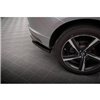 Maxton - Lames De Pare-Chocs Arrière Latérales Volvo XC60 R-Design Mk1 Facelift Noir Brillant