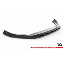 Maxton - Lame Du Pare-Chocs Avant Volvo XC60 R-Design Mk2 Facelift Noir Brillant
