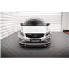 Maxton - Lame Du Pare-Chocs Avant Volvo XC60 R-Design Mk1 Facelift Noir Brillant