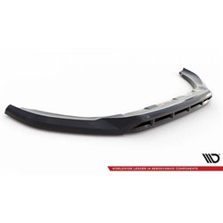 Maxton - Lame Du Pare-Chocs Avant Volvo XC60 R-Design Mk1 Facelift Noir Brillant