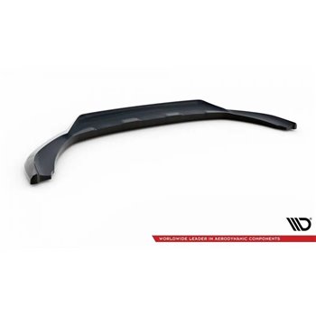 Maxton - Lame Du Pare-Chocs Avant Volvo XC60 R-Design Mk1 Facelift Noir Brillant
