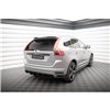 Maxton - Street Pro Central Diffuseur Arriere Volvo XC60 R-Design Mk1 Facelift Noir-Rouge
