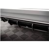 Maxton - Street Pro Central Diffuseur Arriere Volvo XC60 R-Design Mk1 Facelift Noir-Rouge