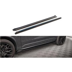 Maxton - Rajouts Des Bas De Caisse Volvo XC90 R-Design Mk2 Facelift Noir Brillant