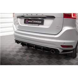 Maxton - Street Pro Central Diffuseur Arriere Volvo XC60 R-Design Mk1 Facelift Noir