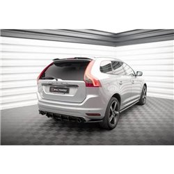 Maxton - Street Pro Central Diffuseur Arriere Volvo XC60 R-Design Mk1 Facelift Noir