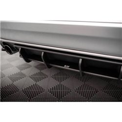 Maxton - Street Pro Central Diffuseur Arriere Volvo XC60 R-Design Mk1 Facelift Noir