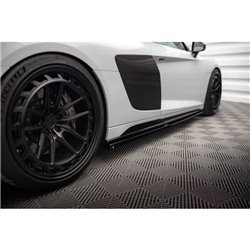 Maxton - Rajouts Des Bas De Caisse V.2 Audi R8 Mk2 Facelift Noir Brillant