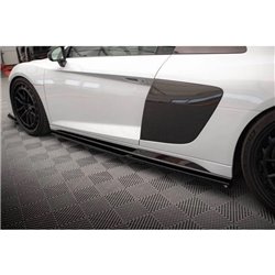 Maxton - Rajouts Des Bas De Caisse V.2 Audi R8 Mk2 Facelift Noir Brillant