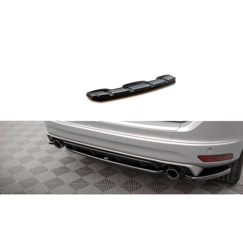 Maxton - Arriere Splitter Volvo XC60 R-Design Mk1 Facelift Noir Brillant