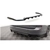 Maxton - Arriere Splitter (avec une barre verticale) Volvo V90 / S90 R-Design Mk2 Noir Brillant