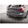 Maxton - Arriere Lame (avec une barre verticale) Volvo V90 / S90 R-Design Mk2 Noir Brillant