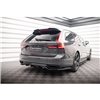 Maxton - Arriere Lame (avec une barre verticale) Volvo V90 / S90 R-Design Mk2 Noir Brillant