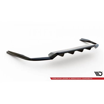 Maxton - Arriere Lame (avec une barre verticale) Volvo V90 / S90 R-Design Mk2 Noir Brillant
