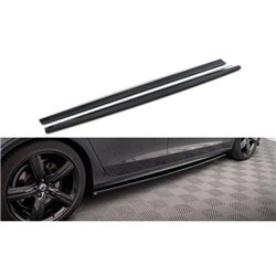 Maxton - Rajouts Des Bas De Caisse Volvo V90 / S90 R-Design Mk2 Noir Brillant