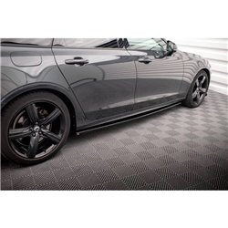 Maxton - Rajouts Des Bas De Caisse Volvo V90 / S90 R-Design Mk2 Noir Brillant