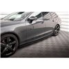 Maxton - Rajouts Des Bas De Caisse Volvo V90 / S90 R-Design Mk2 Noir Brillant