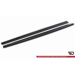 Maxton - Rajouts Des Bas De Caisse Volvo V90 / S90 R-Design Mk2 Noir Brillant