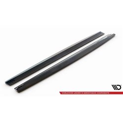 Maxton - Rajouts Des Bas De Caisse Volvo V90 / S90 R-Design Mk2 Noir Brillant