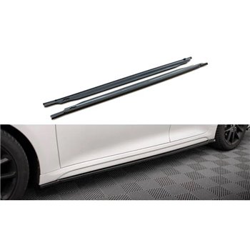 Maxton - Rajouts Des Bas De Caisse Kia Optima Mk4 Facelift Noir Brillant