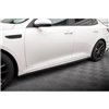 Maxton - Rajouts Des Bas De Caisse Kia Optima Mk4 Facelift Noir Brillant