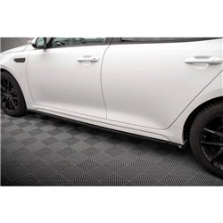Maxton - Rajouts Des Bas De Caisse Kia Optima Mk4 Facelift Noir Brillant