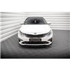 Maxton - Lame Du Pare-Chocs Avant V.2 Kia Optima Mk4 Facelift Noir Brillant