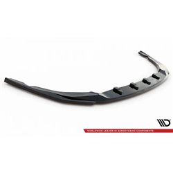 Maxton - Lame Du Pare-Chocs Avant V.2 Kia Optima Mk4 Facelift Noir Brillant