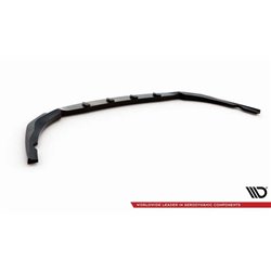Maxton - Lame Du Pare-Chocs Avant V.2 Kia Optima Mk4 Facelift Noir Brillant