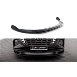 Maxton - Lame Du Pare-Chocs Avant V.2 Hyundai Tucson Mk4 Noir Brillant