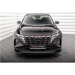 Maxton - Lame Du Pare-Chocs Avant V.2 Hyundai Tucson Mk4 Noir Brillant