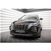 Maxton - Lame Du Pare-Chocs Avant V.2 Hyundai Tucson Mk4 Noir Brillant