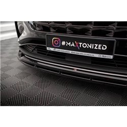 Maxton - Lame Du Pare-Chocs Avant V.2 Hyundai Tucson Mk4 Noir Brillant